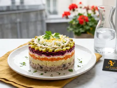 Recette Salade russe Selyodka pod shouboy