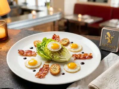 Recette Salade sucrine et oeufs de caille