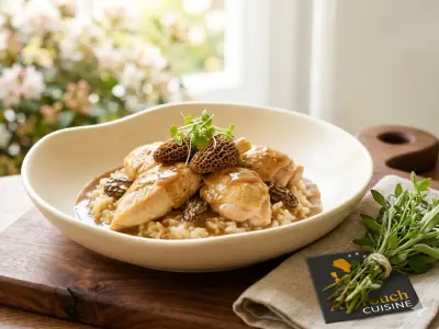 Recette Sauté fin de poulette de Racan aux morilles