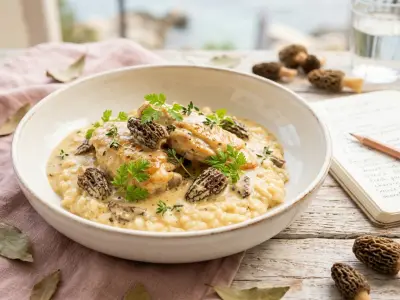 Recette Sauté fin de poulette de Racan aux morilles