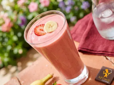 Recette Smoothie banane et fraise