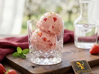 Recette Sorbet aux fraises light
