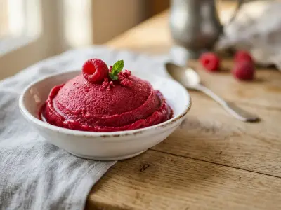 Recette Sorbet de framboise