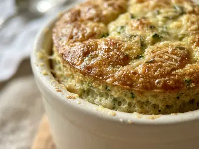 Recette Soufflé de courgettes en dessert
