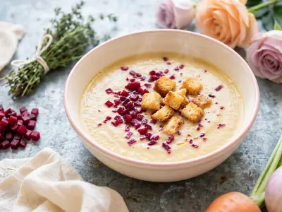Recette Soupe à la bière blonde et betteraves