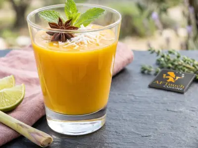 Recette Soupe de mangues épicée