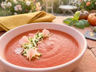 Recette Soupe glacée de tomates