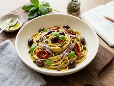 Recette Spaghettis aux olives
