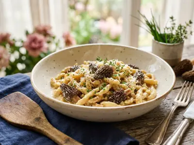 Recette Spatzles aux morilles fraîches