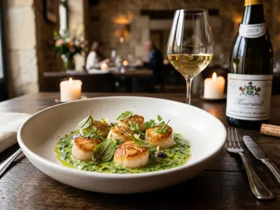 Recette St Jacques au Meursault et à l'oseille