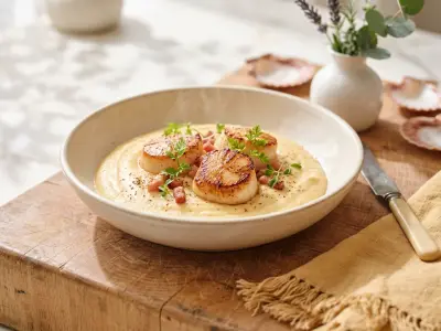 Recette St Jacques et cornue d'hiver