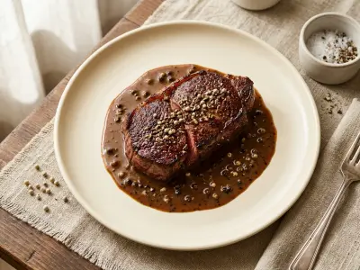 Recette Steak au poivre