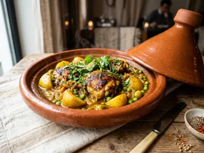 Recette Tajine de poulet épicé