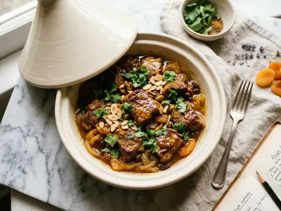 Recette Tajine de veau oignons miel et curry