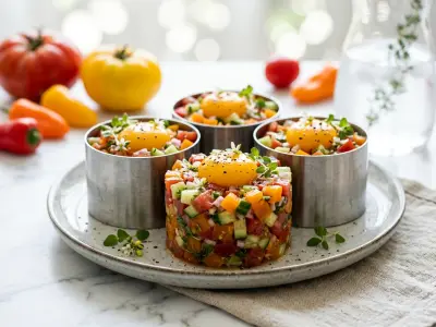 Recette Tartare de légumes