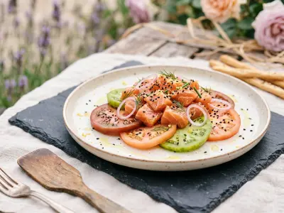 Recette Tartare de saumon frais au sésame