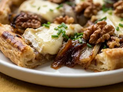 Recette Tarte au brie noix et endives