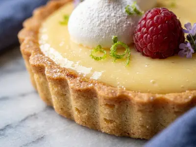 Recette Tarte au citron à la crème