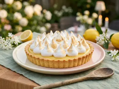 Recette Tarte au citron meringuée facile