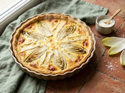 Recette Endive and Camembert Tart