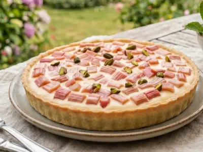 Recette Tarte rhubarbe mascarpone
