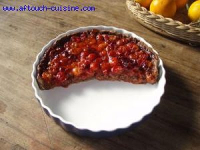 Recette Tarte caroube chocolat et mirabelle