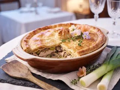 Recette Tourte au poulet