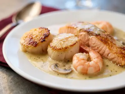 Recette Trilogie de poissons nobles et st Jacques
