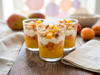 Recette Verrine mangue-abricot