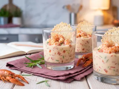 Recette Verrines de nage d'écrevisses