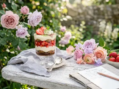 Recette Verrines de tiramisu aux fraises