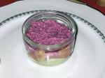 Photo recette Verrines avocat et saumon fumé betterave