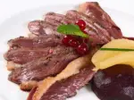 Photo recette Aiguillettes de canard, sauce au vin