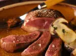 Photo recette Aiguillettes de canard sauce aux cèpes