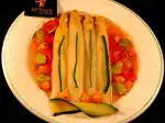 Provençal-Kissed White Asparagus, delicate and flavorful