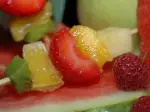 Photo recette Brochettes de fruits grillés