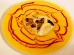 Carrot Cream with Seared Foie Gras, full of flavor