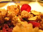 Crumble aux pommes Reinettes, doré et gourmand