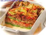 Lasagnes de chou frisé, dorées et goûteuses
