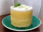 Lime Fondant with Basil Chantilly, great for sharing