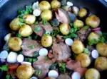 Photo recette Grenailles de Noirmoutier et foies de lapin
