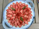 Photo recette Dacquoise aux fraises et à la verveine