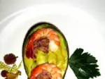 Avocat crevettes, croustillant et parfumé