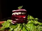 Photo recette Millefeuille de betterave au chèvre