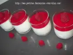 Photo recette Mousse de fromage blanc au coulis de framboises