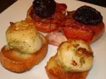 Photo recette Noix de Saint-Jacques aux tomates lardées