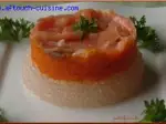 Perles du Japon au saumon fumé, fondantes et fumées