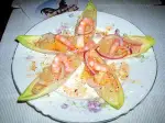 Endives et crevettes marinées, dorées et savoureuses