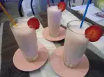 Photo recette Smoothie banane et fraise