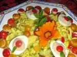 Photo recette Salade de pâtes au curcuma